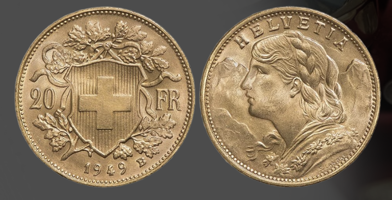 20 Francs Croix Suisse